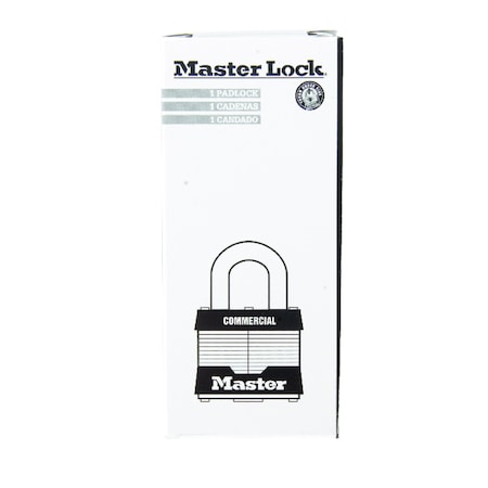 Master Lock Master Lock 1-5/16 in. H X 1 in. W X 1-3/4 in. L Steel Double Locking Exterior Padlock 1KARANLJ